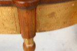 Unique solid wood couch hallway accent table