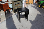 Retro antique type writter table tool work bench rolling cart