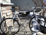 Road Bike 58cm woodrup made in England
