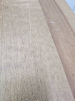 Wood side table w/wicker drawers