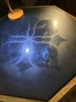 Stone Top Vintage Drexel OCTAGON Table- Hookah Table?