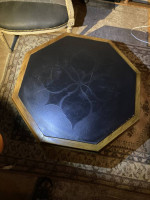 Stone Top Vintage Drexel OCTAGON Table- Hookah Table?