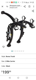 Saris Bare Bones Sports Edition Green Two Bike Carrier