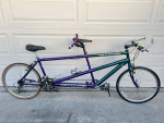 Cannondale Large/Medium Tandem Bike, W/Hydraulic Brakes.