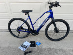 Trek Dual Sport+ 2 Stagger, light weight electric bike.