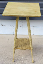Vintage wood side table