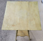 Vintage wood side table