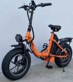 New Q Bear 500 Watt Step Thru Folding Electric Bikes Various Colors