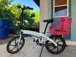 Ebike, folding, works great, young battery with reciept