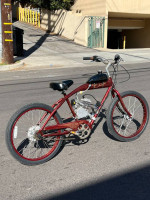 Motorized Felt Chief Cruiser 80cc gas motor bike moped engine scooter