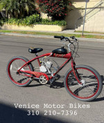 Motorized Felt Chief Cruiser 80cc gas motor bike moped engine scooter