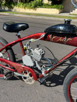 Motorized Felt Chief Cruiser 80cc gas motor bike moped engine scooter