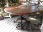 pedestal Kimball 48 inch diameter round table conference dining