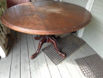 pedestal Kimball 48 inch diameter round table conference dining