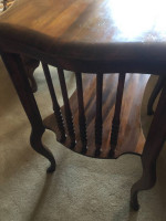 antique wood table