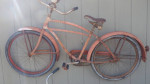 antique skip tooth boys bike to restore
