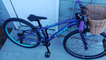 LIKE NEW ! Purple Trek Wahoo hybrid bike with basket and bell