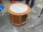 Marble Top Round Living Room Table