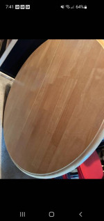 Maple table with chairs