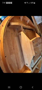 Maple table with chairs