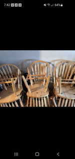 Maple table with chairs