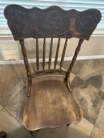 Solid Wood Kitchen Table and x4 Chairs. REDUCED from $500 to $300