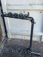 Super sturdy steel 4 bike carrier . Folds down to open hatch door etc