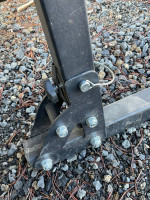 Super sturdy steel 4 bike carrier . Folds down to open hatch door etc