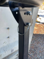 Super sturdy steel 4 bike carrier . Folds down to open hatch door etc