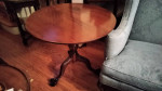 Mahogany Ball and Claw Tilt-Top Table
