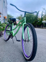 Micargi Touch Single Speed Beach Cruiser Bike Bicycle Green