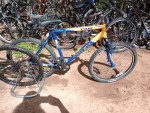 VERY NICE XL FRAME TREK 3900 HARDTAIL MNTN BIKE HOT BLUE/YELL