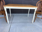 Solid Wood Kitchen Dining Table 2 Chairs