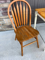 Solid Wood Kitchen Dining Table 2 Chairs