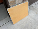 Vintage Lightweight Aluminum-edge Folding Table