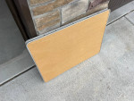 Vintage Lightweight Aluminum-edge Folding Table