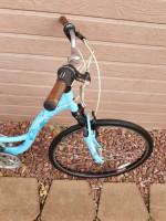 Women's Trek (Turquoise) Step Through  Comfortable Hybrid