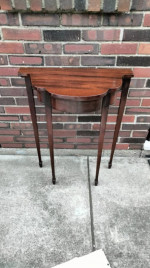 Small Mahogany Console Table