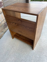 Wood 3 Shelf Stand Shelf Table