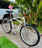 OLD SCHOOL BMX SCHWINN SPLATTER PAINT 26 BEACH CRUISER
