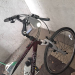 Bike, helmet and pumps