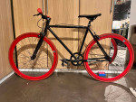 Black & Red Retrospec fixie/single speed