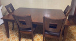 Wooded Dining Table Set