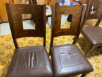 Wooded Dining Table Set