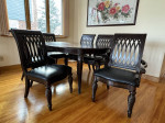 Dining table and chairs