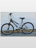 18” Quest Blue, Silver, & Black Mountain Bike