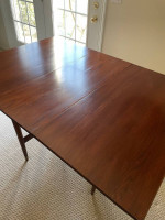 ANTIQUE CHERRY DROP LEAF TABLE
