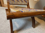 Decorative Table With 2 Folding Chairs Of Indian Rosewood