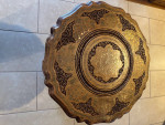 Decorative Table With 2 Folding Chairs Of Indian Rosewood