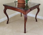 Antique Mahogany Game Table Louis XV style OBO